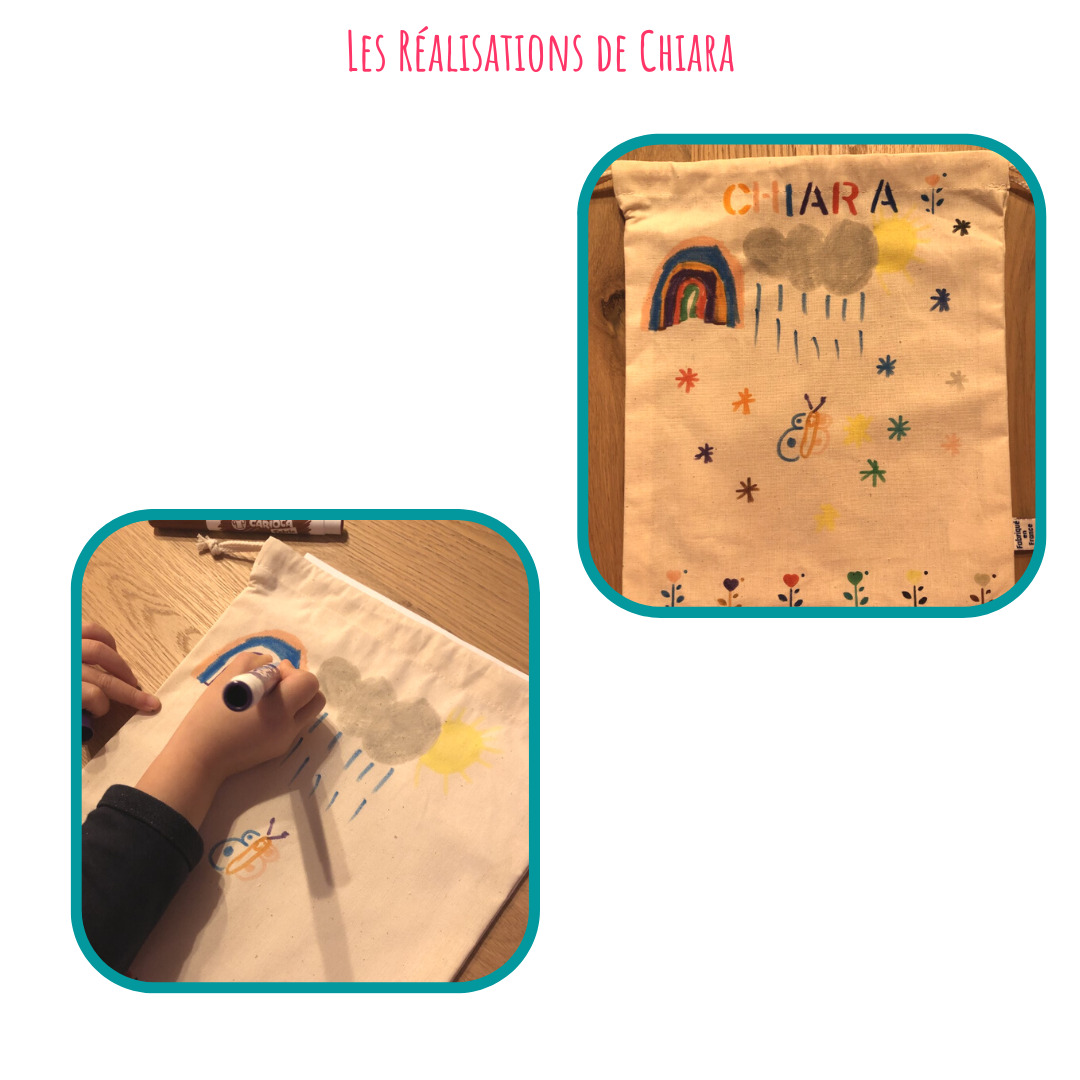 Box d'abonnement de loisirs créatifs pour enfants_pochon en tissu_Chiara